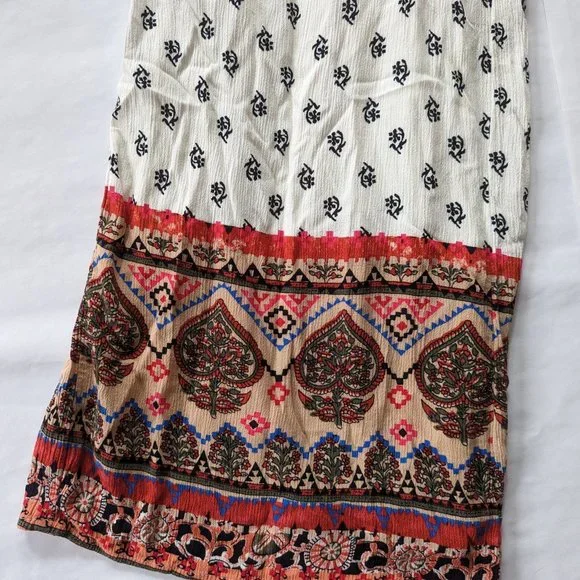 🎉 4 for $25 🎉 Xhilaration Boho Lounge Pull On Wide Leg Pants Size Medium - Picture 5 of 13